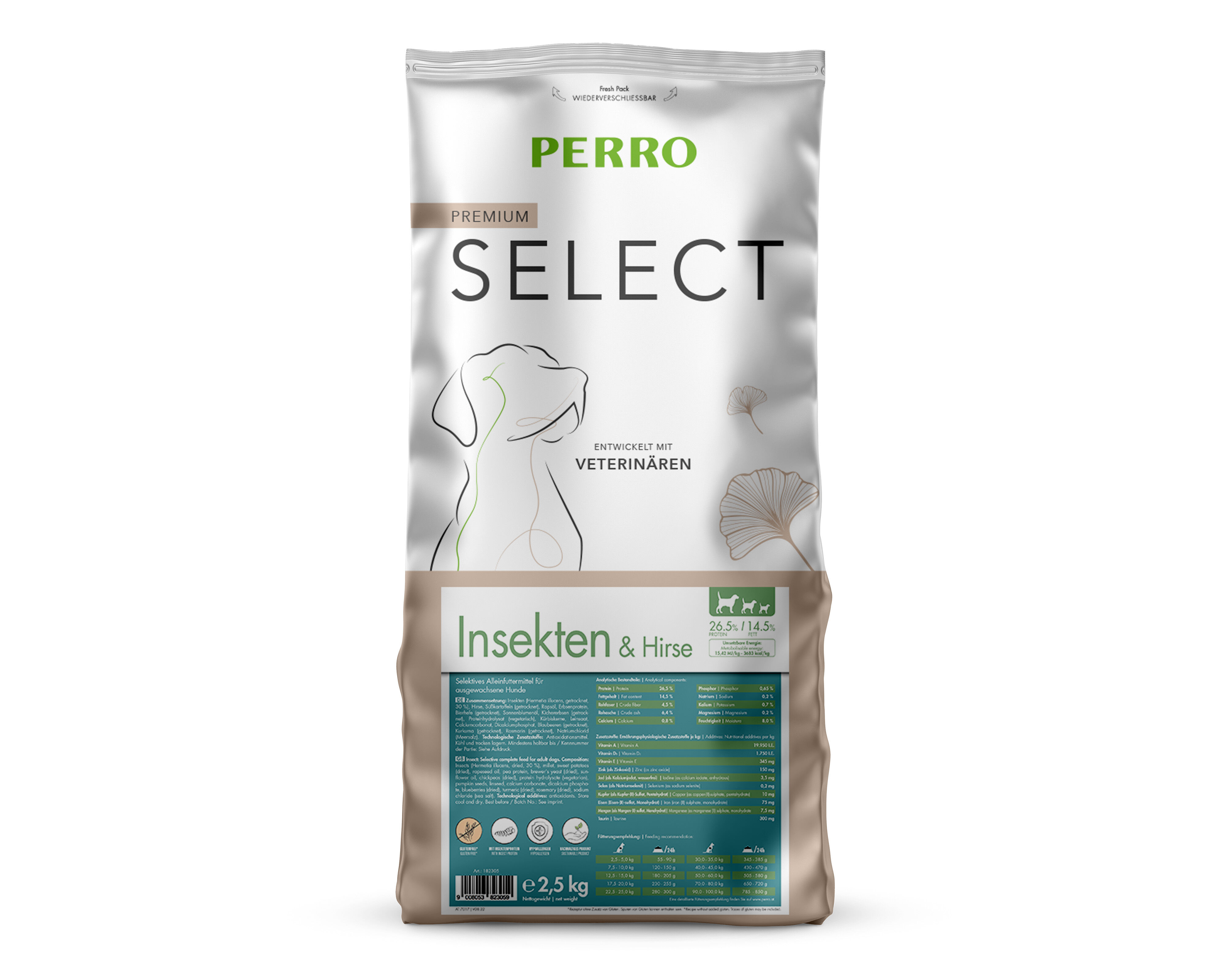 Perro-Select-Insekten-und-Hirse-Hundefutter-trocken-mit-Insektenprotein-2-5-kg-182305 Perro-Select-Insekten-und-Hirse-Hundefutter-trocken-mit-Insektenprotein-2-5-kg-182305