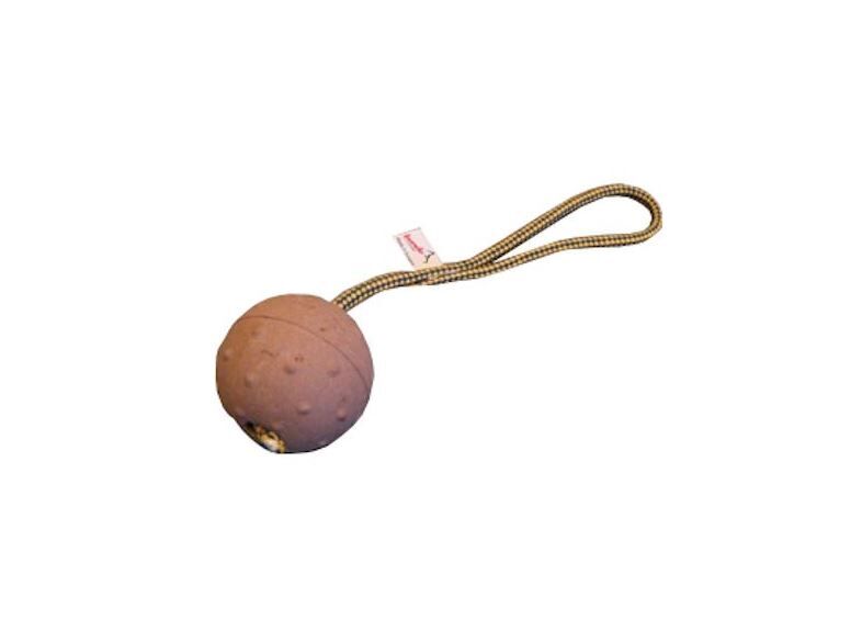 Bende-Noppenball-seil-30cm-fuer-hundespielzeug-wurfspielzeug-mi-schlaufe-BD-BLM301