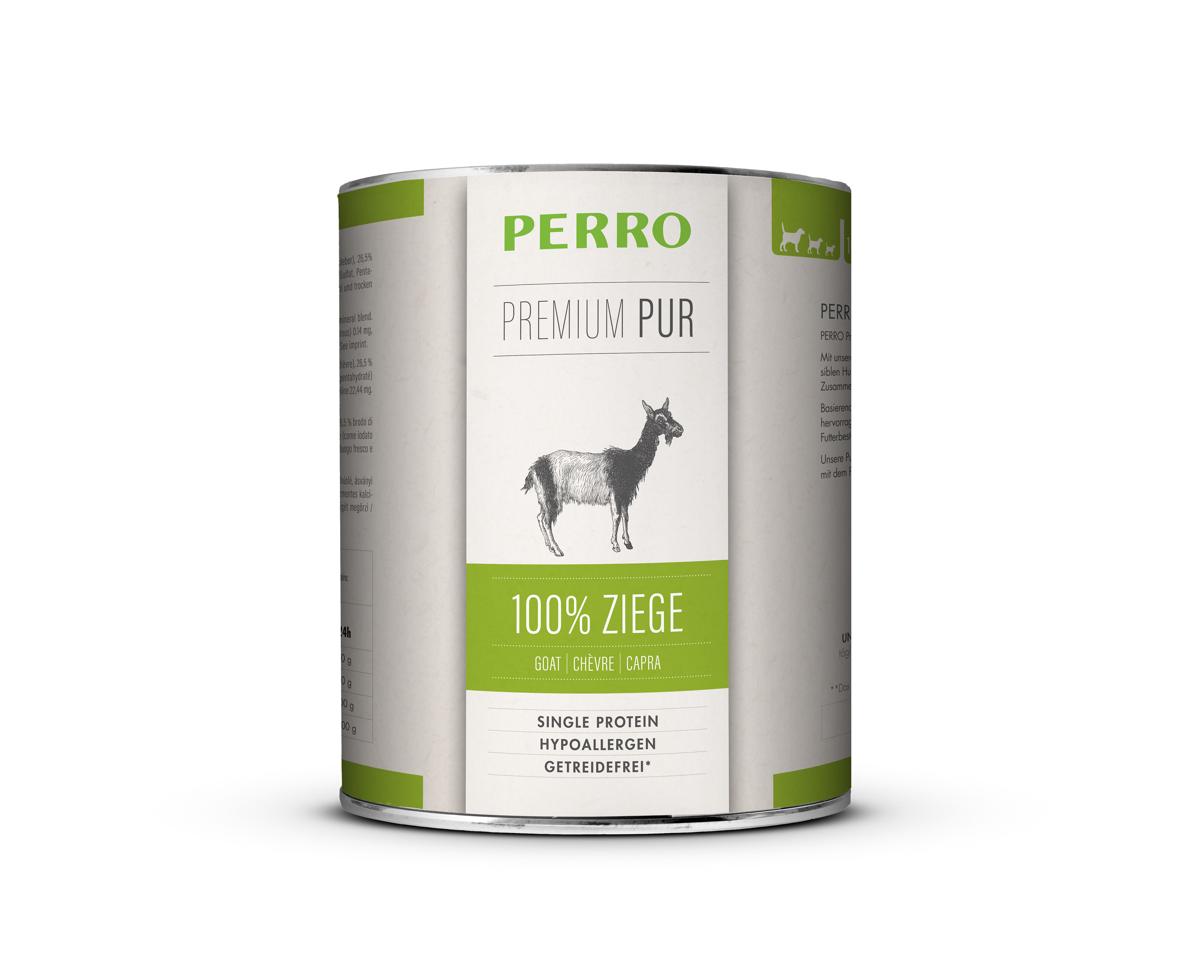 PERRO-Tiernahrung-Premium-Pur-Ziege-820g-hypoallergenes-Hundefutter-in-der-Dose-181502