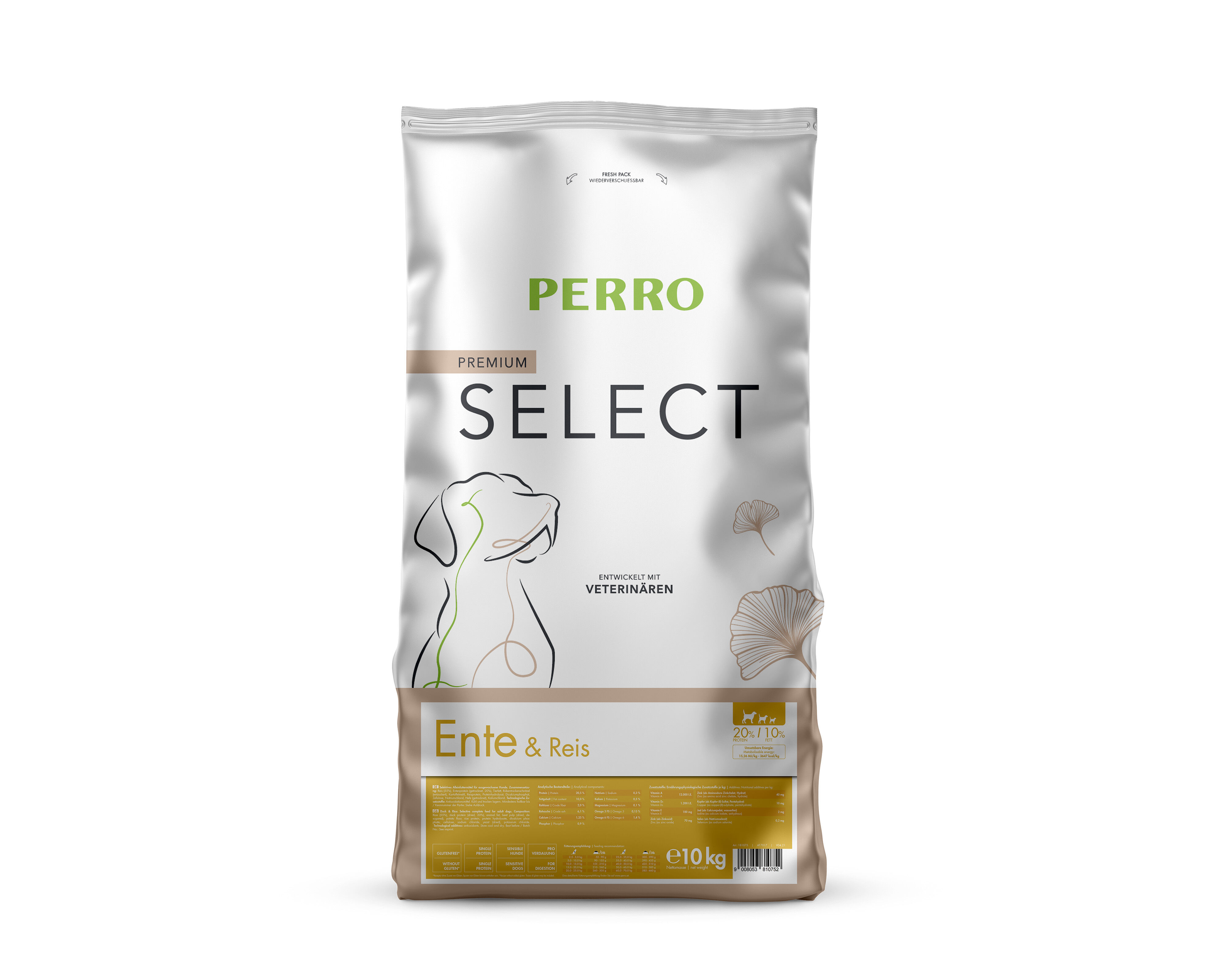 PERRO-Select-Ente-Reis-trockenfutter-hund-10-kg-181072