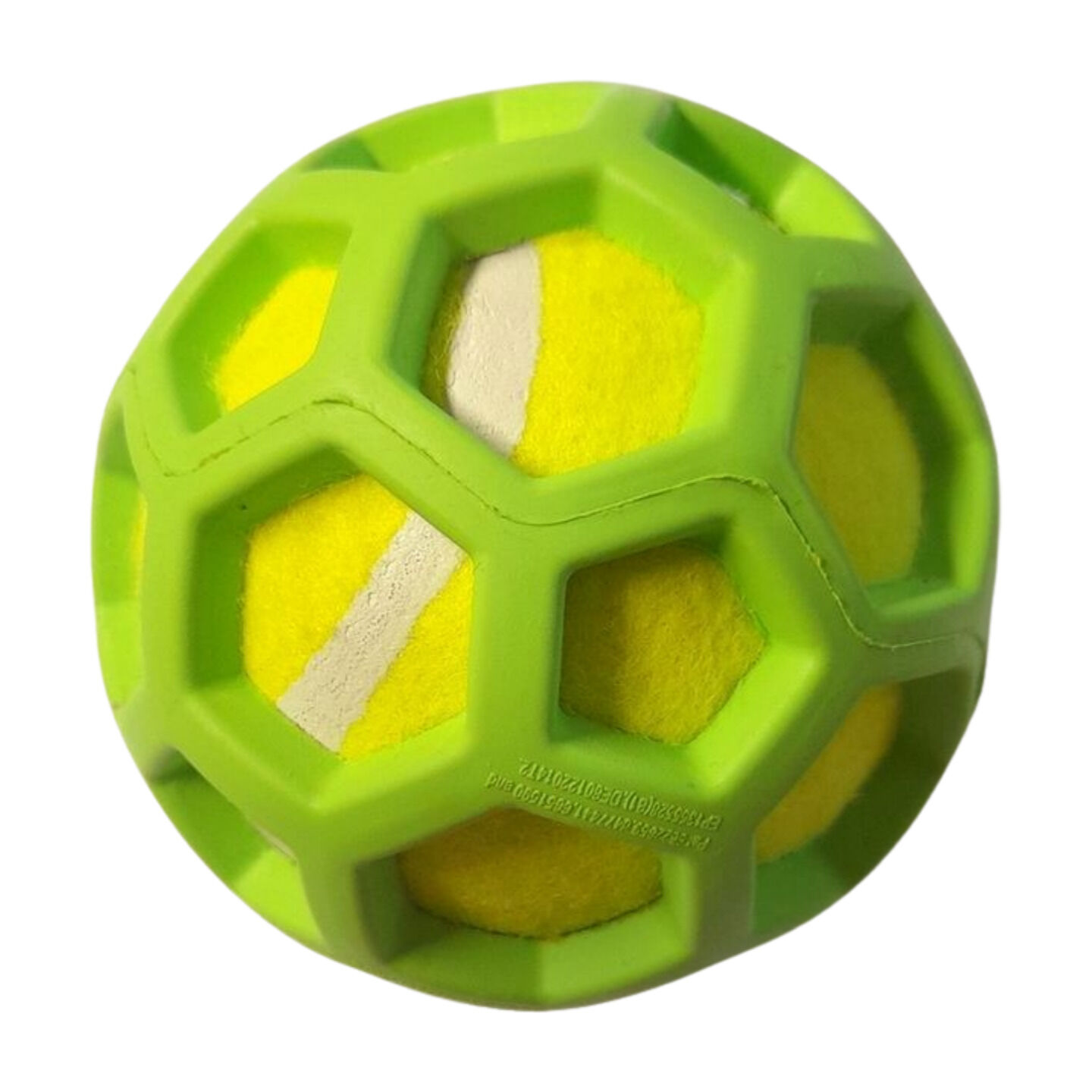 JW-Holee-Roller-Gitterball-mit-Tennisball-Naturkautschuk-Spielzeug-fuer-Hunde-PM-42204