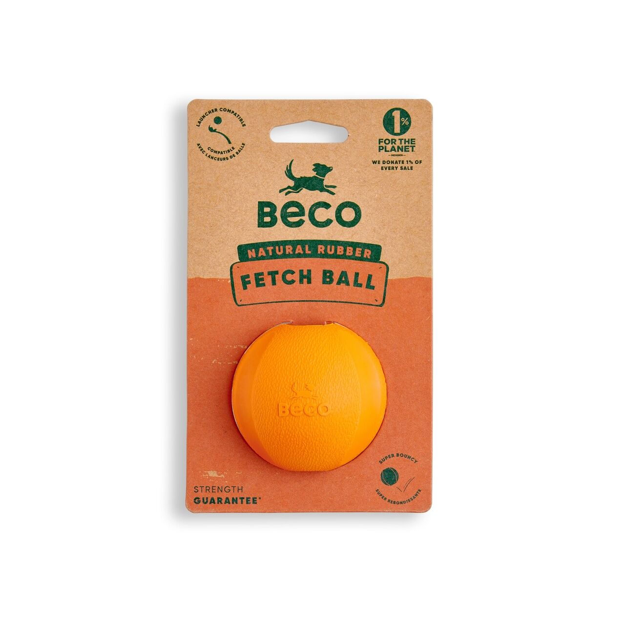 Beco-Fetch-Ball-Natur-Kautschuk-mit-Verpackung-Hundespielzeug-orange-BT-75628