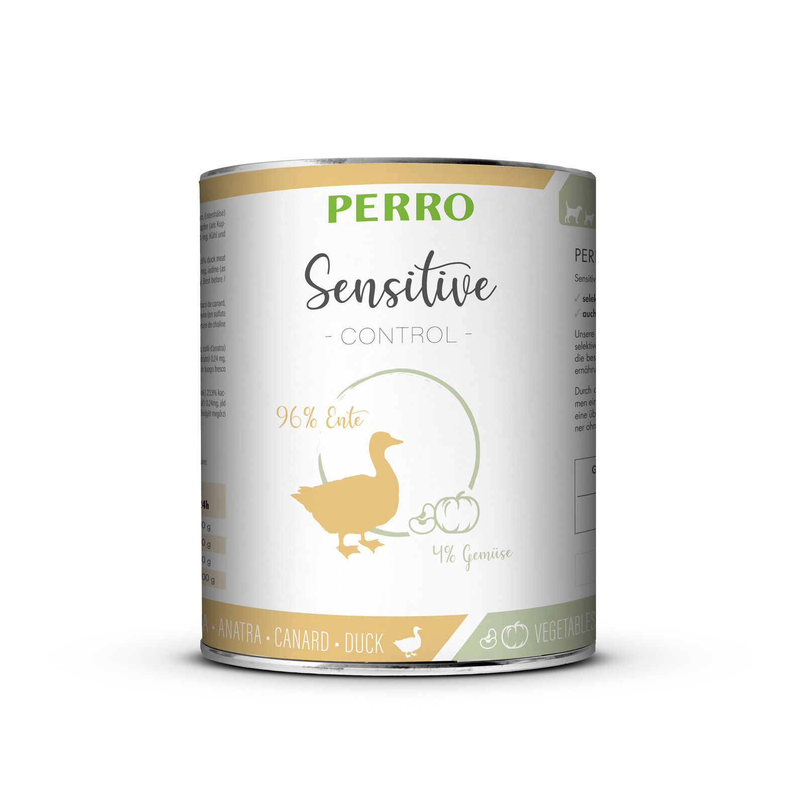 PERRO-Tiernahrung-Sensitive-Control-Ente-Gemuese-820g-getreidefreies-Nassfutter-fuer-Hunde-181264 PERRO-Tiernahrung-Sensitive-Control-Ente-Gemuese-820g-getreidefreies-Nassfutter-fuer-Hunde-181264