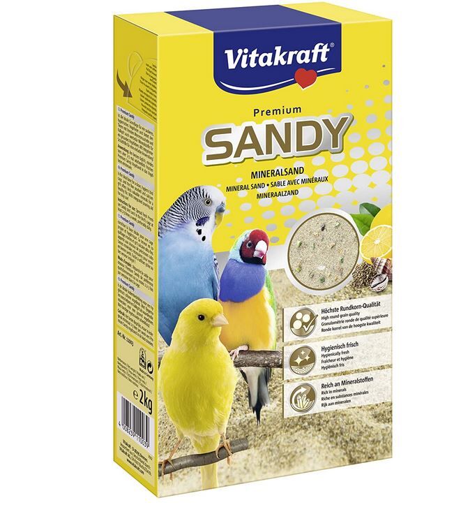 Sandy Vogelsand 3plus 2,5kg Einstreu