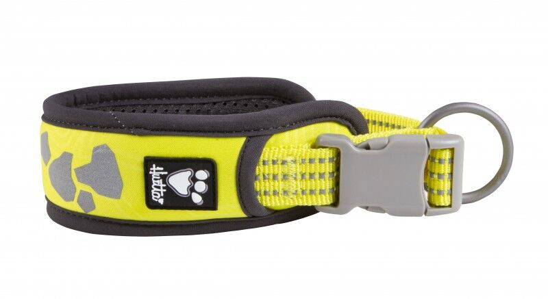 Hurtta-Halsband-Weekend-Warrior-collar-Clickhalsband-fuer-Hunde-reflektierend-in-neon-Lemon-HU-933449