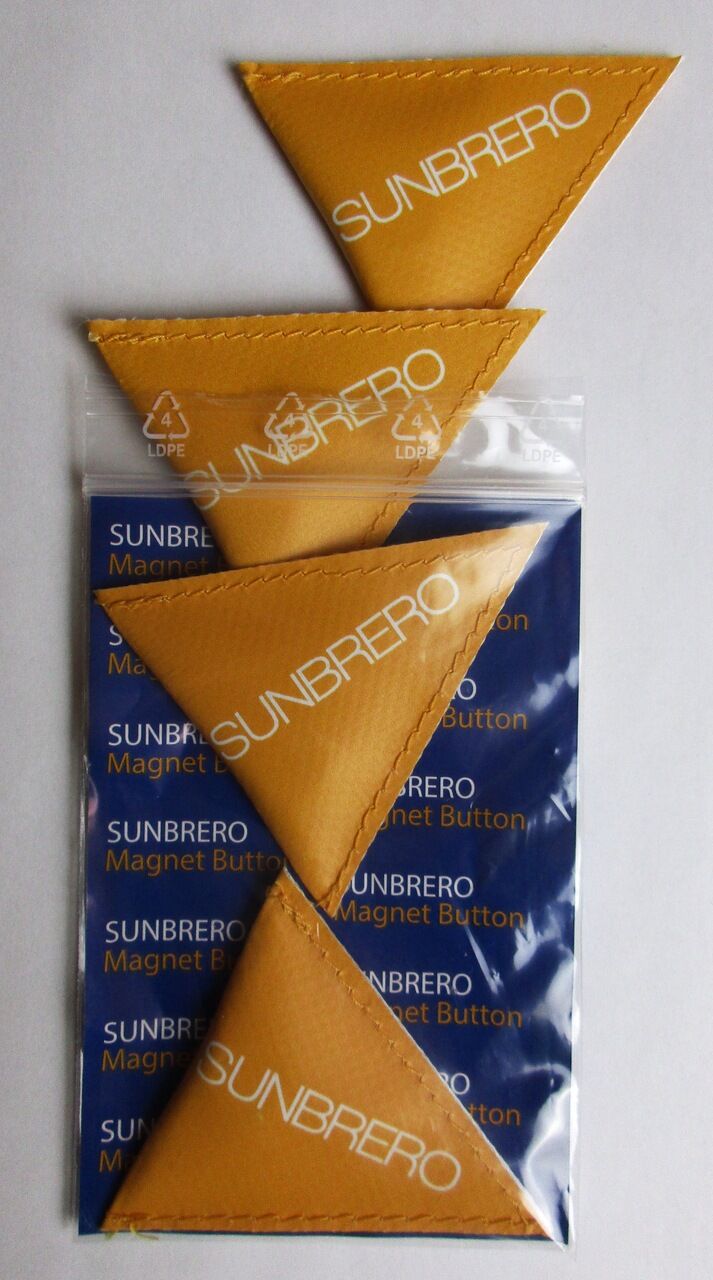 Sunbrero-Sonnenschutz-weiss-kuehlende-Spezialfaser-Magnetset-4-Stueck-zum-Befestigen-lackschonend-37-10100