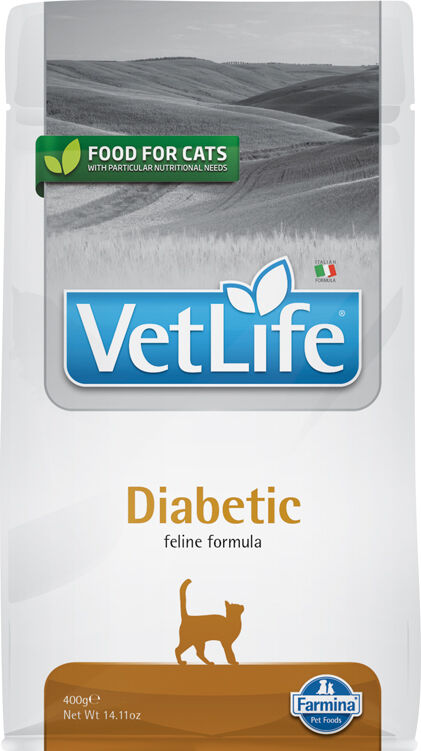 Trockenfutter-Farmina-Vet-Life-Diabetic-Katze-Cat-Adult-Diabetes-Zucker-400-g-58-02517