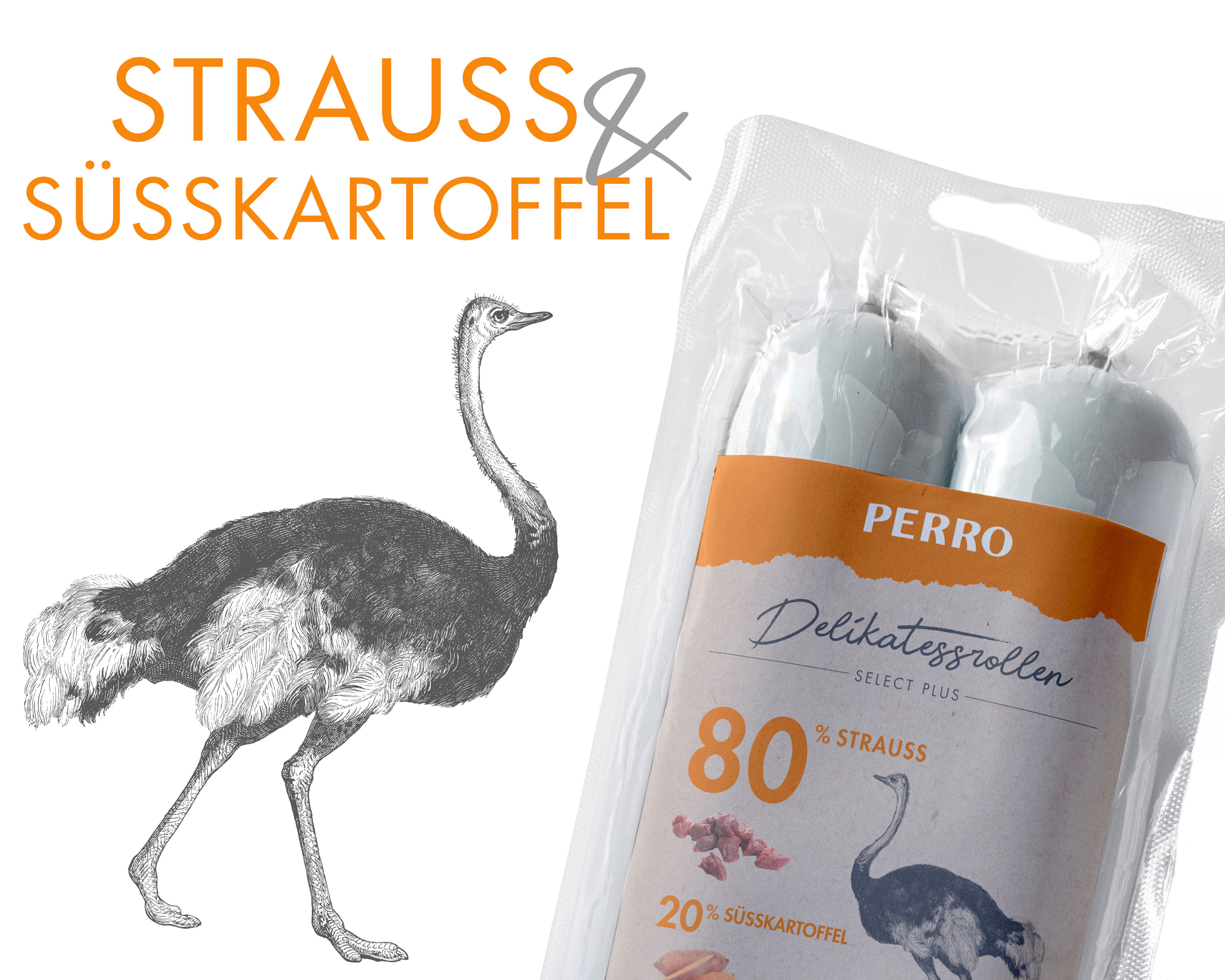 PERRO-Delikatessrolle-Strauss-Suesskartoffel-Hundewurst-Training-181580
