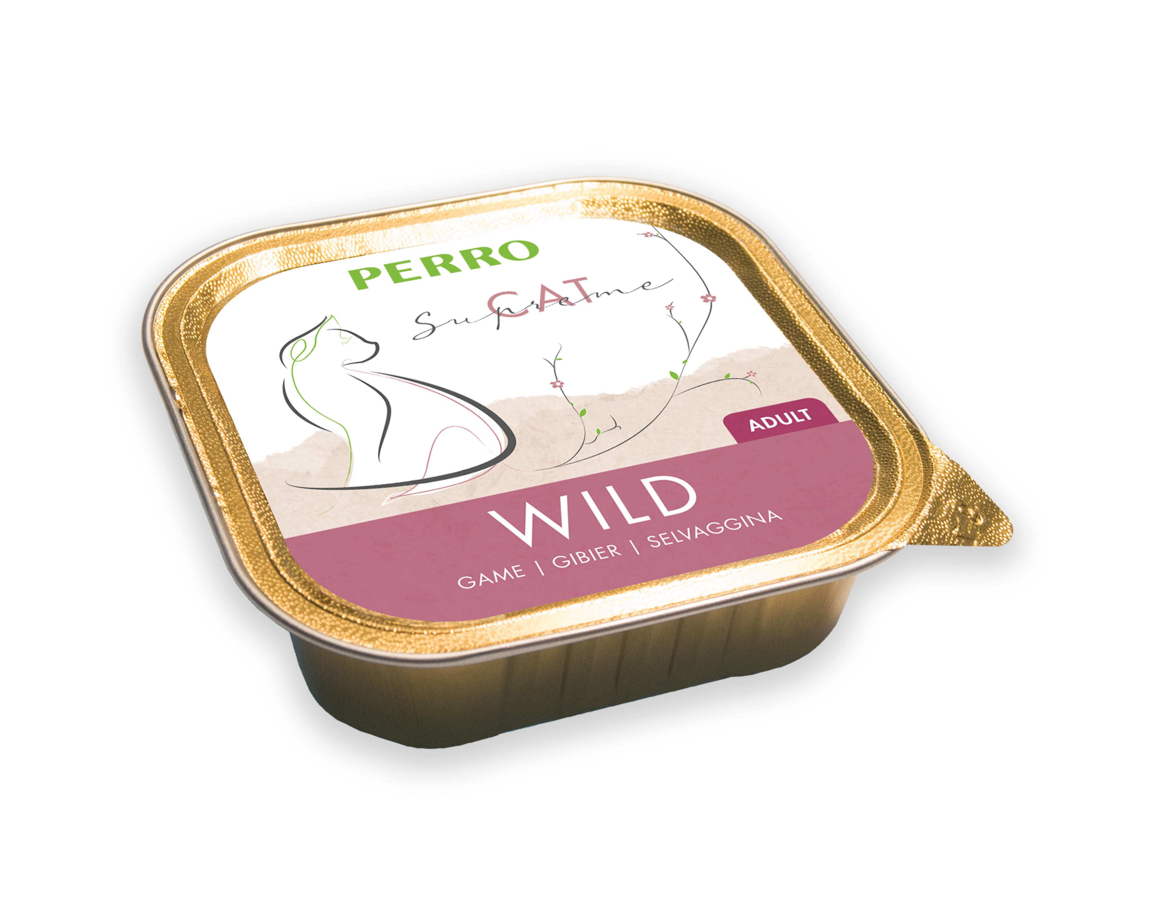 PERRO-Tiernahrung-Cat-Supreme-Adult-Wild-200g-Katzenfutter-getreidefrei-in-der-Dose-182034