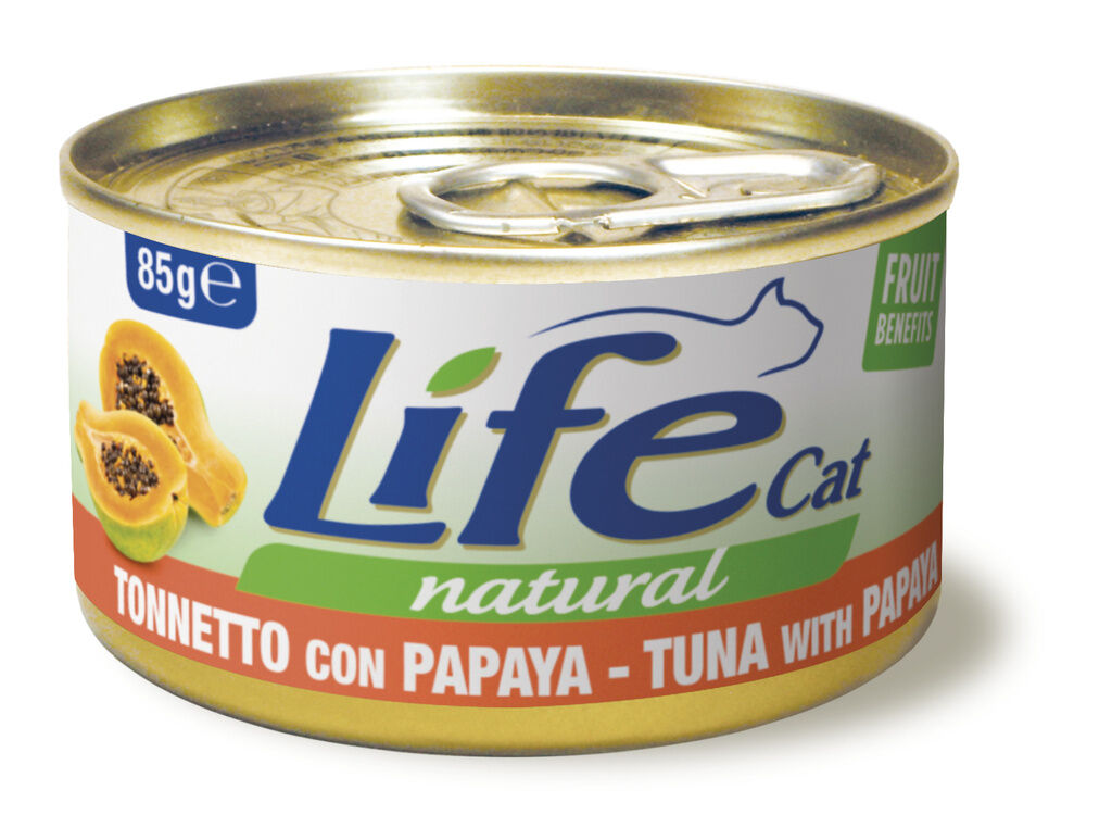 Lifecat-Natural-Thunfisch-oder-Huhn-und-Obst-Katze-adult-Katzenfutter-glutenfrei-naturrein-Thunfisch-Papaya-69-42290