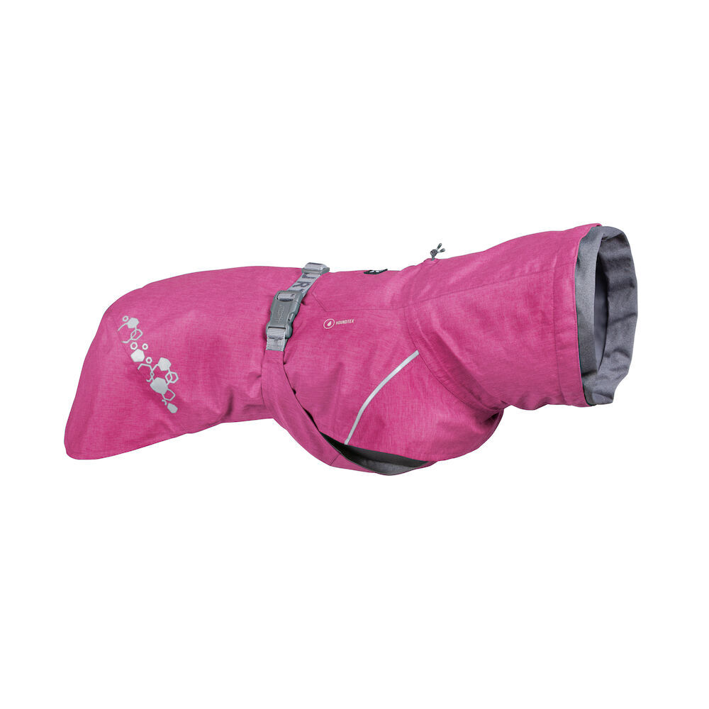 Hurtta-Monsoon-Regenmantel-II-ECO-ruby-pink-hohe-Wassersäule-recycelt-verklebte-Naehte-weiches-Innenfutter-kein-Verrutschen-HU-934627