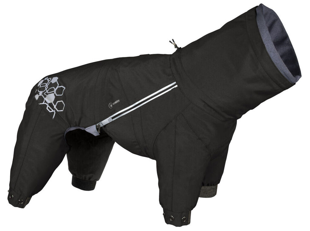 Hurtta-Regenoverall-Mudventure-Overall-ECO-Schwarz-wasserabweisender-Hundemantel-HU-934145