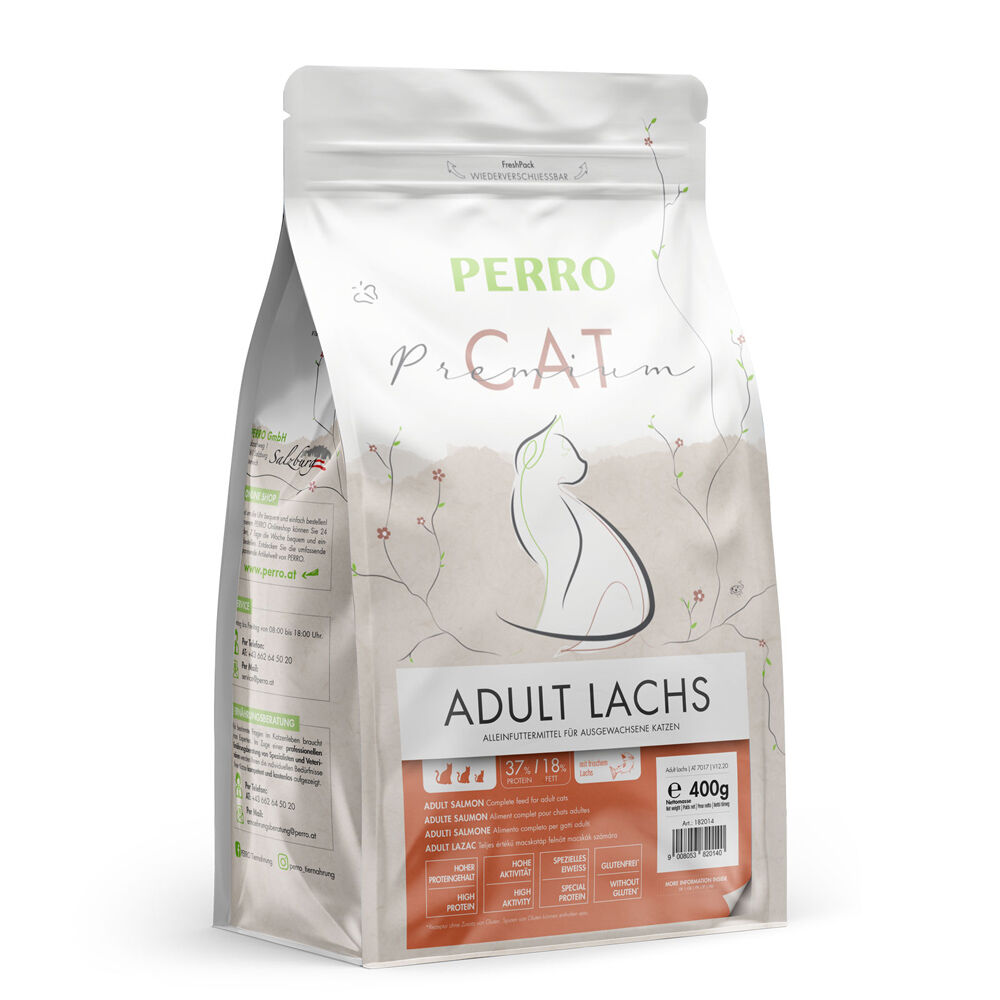 PERRO-Cat-Premium-Adult-Lachs-katzenfutter-trocken-ohne-zucker-400-g-182052