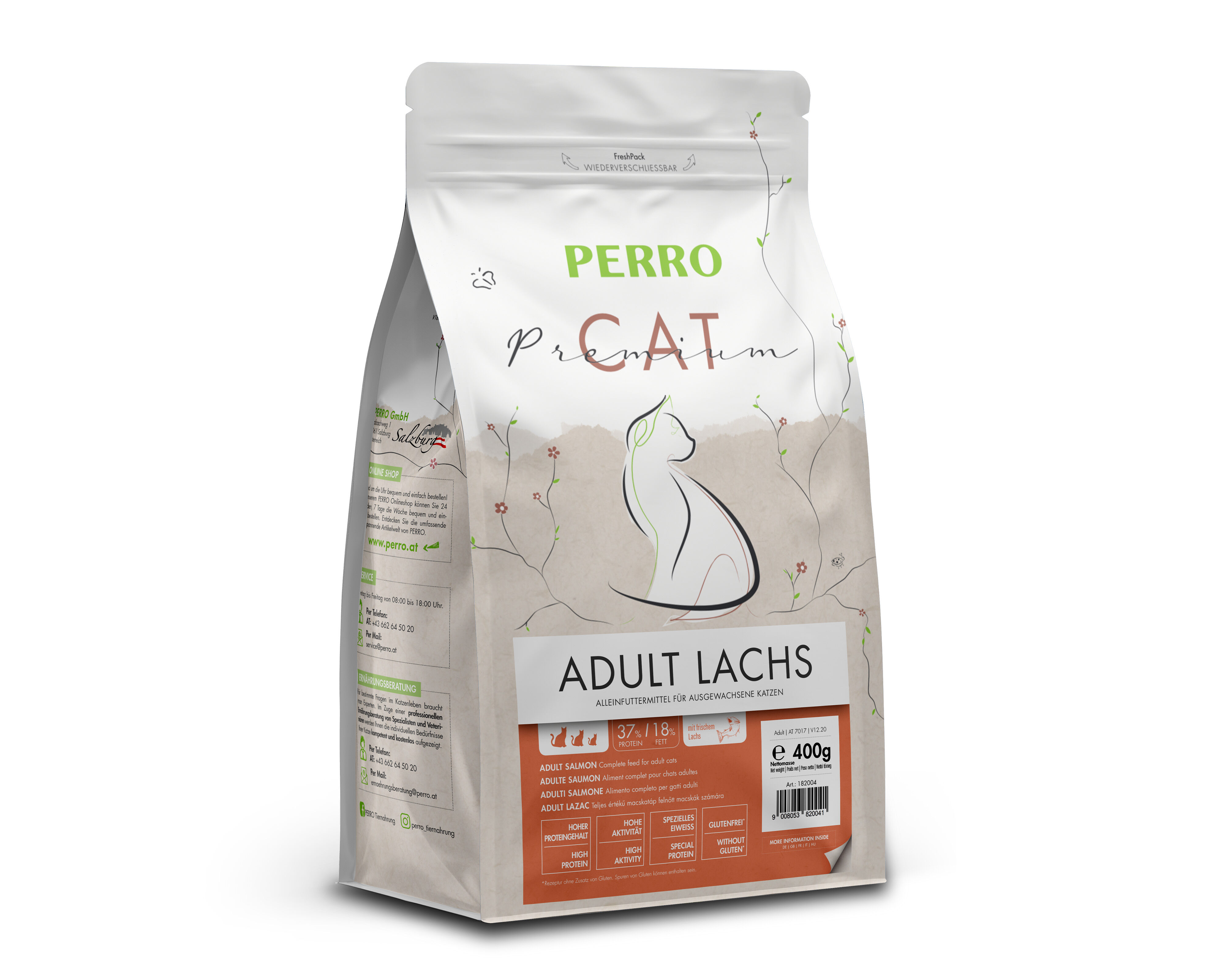 PERRO-Cat-Premium-Adult-Lachs-katzenfutter-trocken-ohne-zucker-400-g-182052