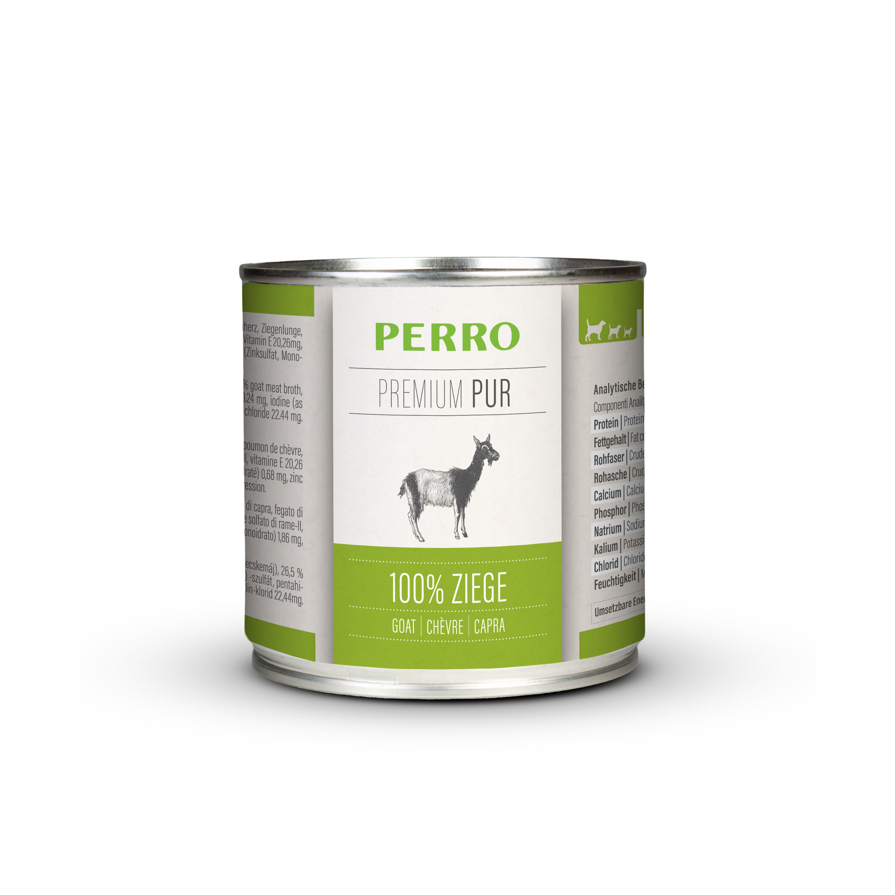 PERRO-Tiernahrung-Premium-Pur-Ziege-200g-Nassfutter-fuer-Hunde-mit-Zegenfleisch-181502