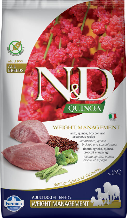 Trockenfutter-Farmina-ND-Quinoa-Weight-Management-Adult-uebergewichtige-Hunde-2-5-kg-58-03558
