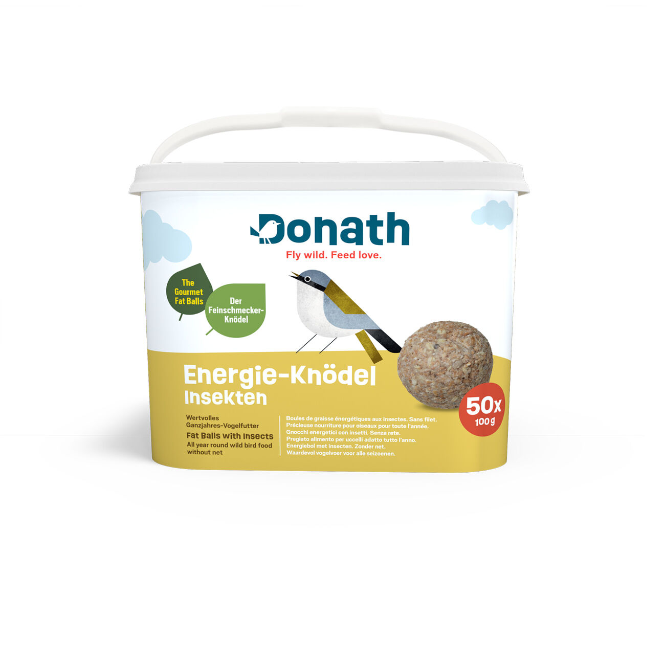 Donath-Energie-Knoedel-Vogelfutter-Fett-Futter-Voegel-Insekt-45-74046 Donath-Energie-Knoedel-Vogelfutter-Fett-Futter-Voegel-Insekt-45-74046
