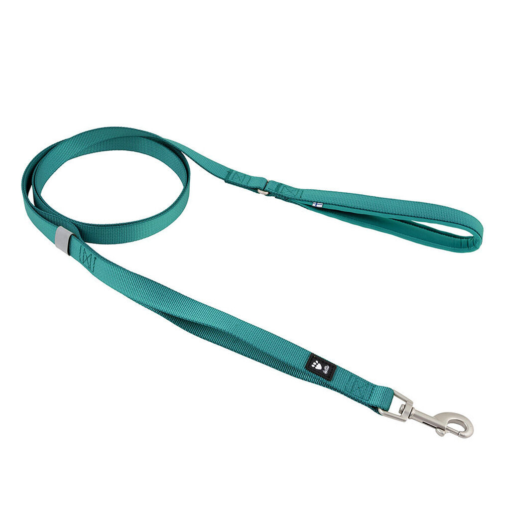 Hurtta-Hundeleine-Weekend-Warrior-Standard-Leash-petrol-Fuehrleine-reflektierend-HU-934876