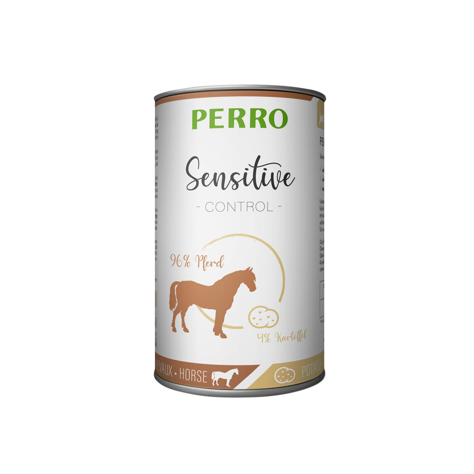 PERRO-Tiernahrung-Sensitive-Control-Pferd-Kartoffel-410g-glutenfreies-Nassfutter-fuer-Hunde-mit-Pferdefleisch-181250