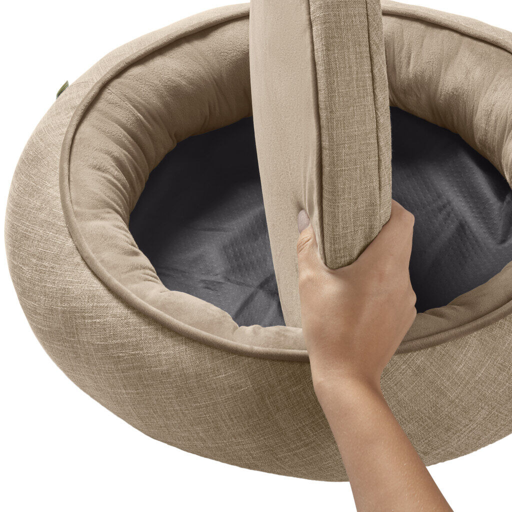 Hunter-Orthopaedischer-Hunde-und-Katzenschlafplatz-Donut-Seattle-beige-Hundebett-Anti-Rutsch-Boden-H-200396 Hunter-Orthopaedischer-Hunde-und-Katzenschlafplatz-Donut-Seattle-beige-Hundebett-Anti-Rutsch-Boden-H-200396